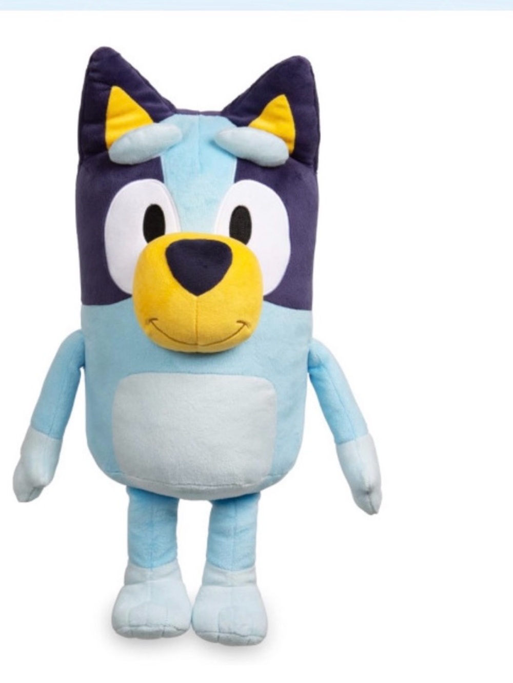 Bluey talking 3 sayings Dog Plush Toy - Soft Light Blue & Navy Kids Plush